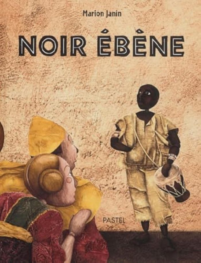 Couverture du livre « NOIR EBENE » de Marion Janin, librairie Les Contes Infusés à Corte