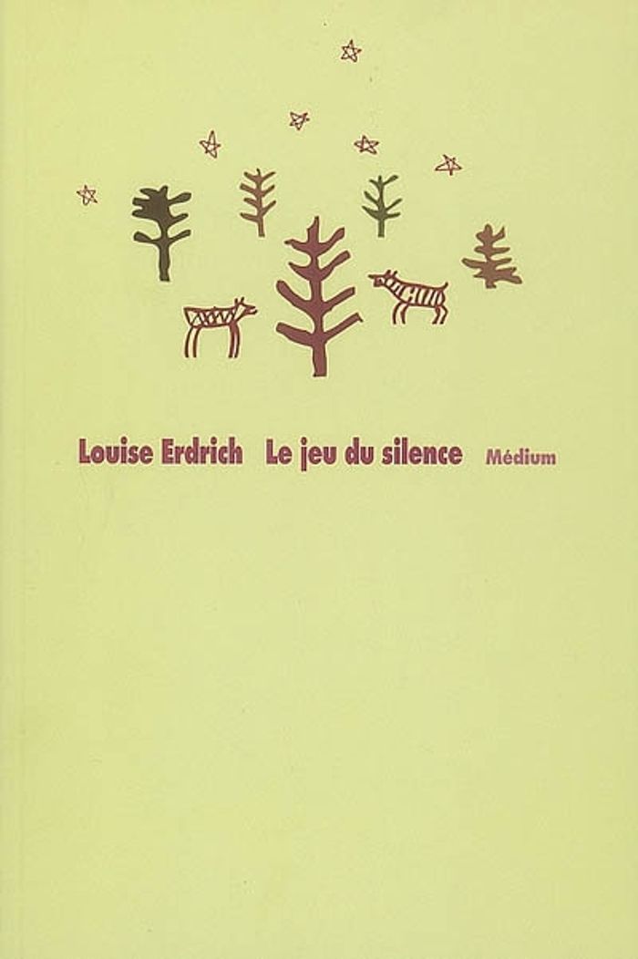 Couverture du livre « Le jeu du silence » de Louise Erdrich, librairie Les Contes Infusés à Corte