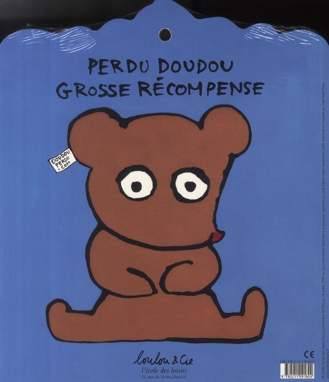 Quatrième de couverture de « Mon doudou à moi ! »