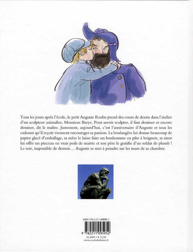 Quatrième de couverture de « PETIT RODIN »