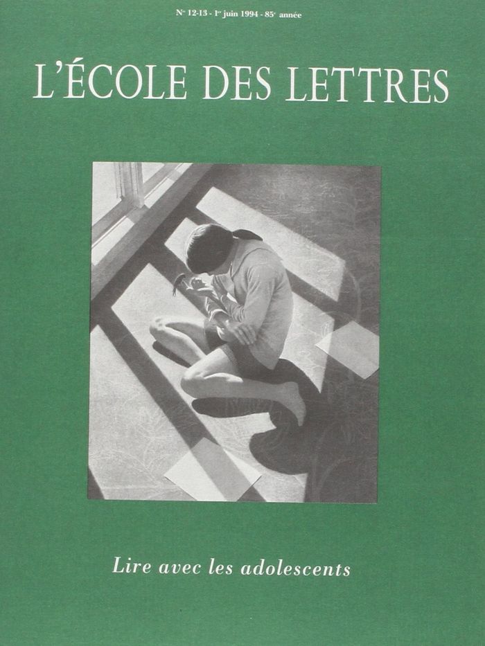 Couverture du livre « LIRE AVEC LES ADOLESCENTS REV » de Collectif, librairie Les Contes Infusés à Corte
