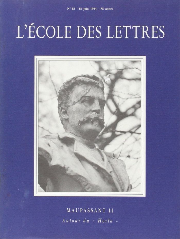 Couverture du livre « MAUPASSANT II AUTOUR DU HORLA REV » de Collectif, librairie Les Contes Infusés à Corte