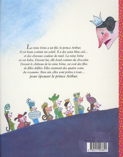 Quatrième de couverture de « PRINCE ARTHUR ET PRINCESSE LEILA »