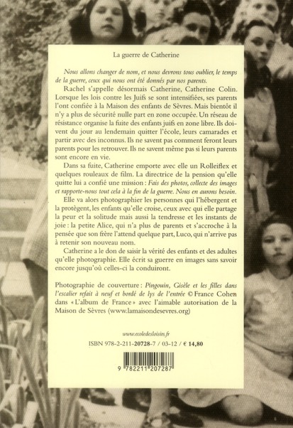Quatrième de couverture de « La guerre de Catherine »