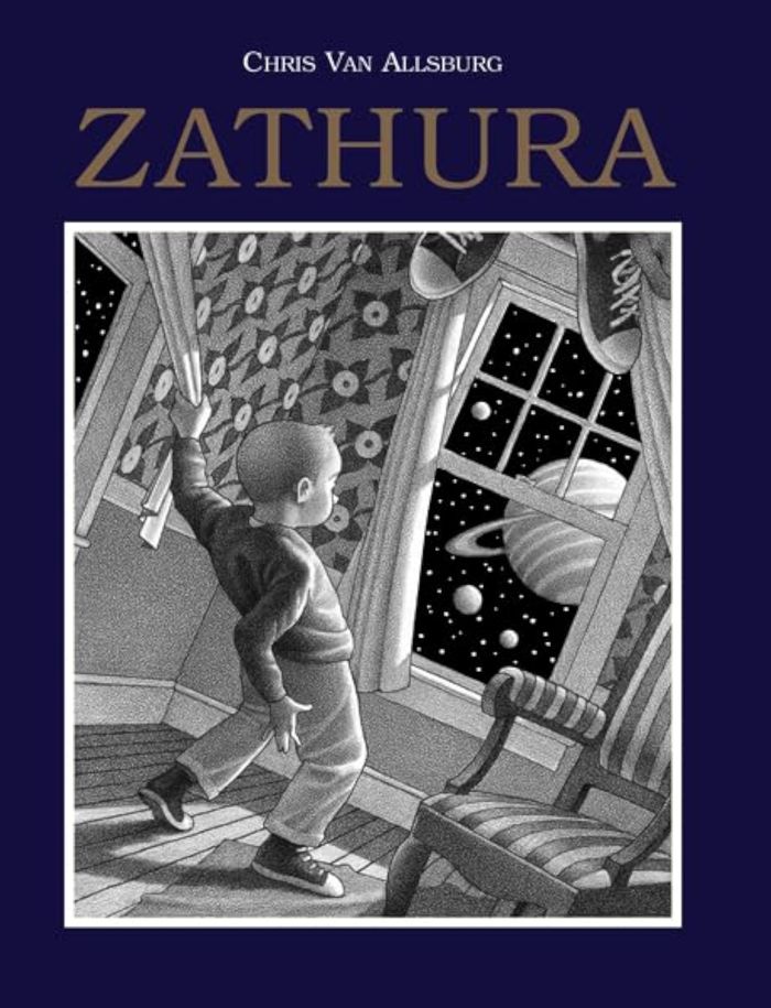 Couverture du livre « ZATHURA » de Van Allsburg Chris, librairie Les Contes Infusés à Corte
