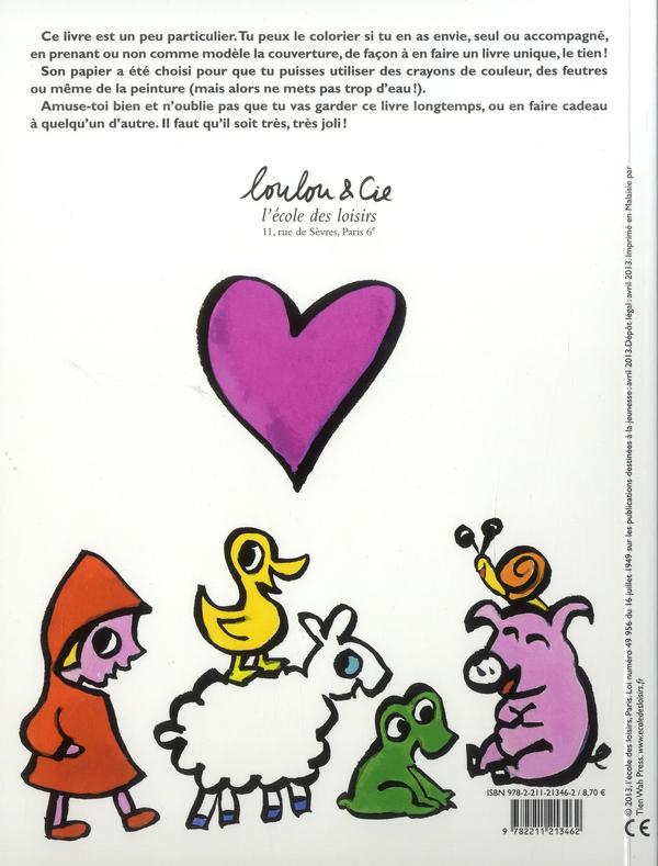 Quatrième de couverture de « Lolo s'habille ! : une histoire à colorier ! »