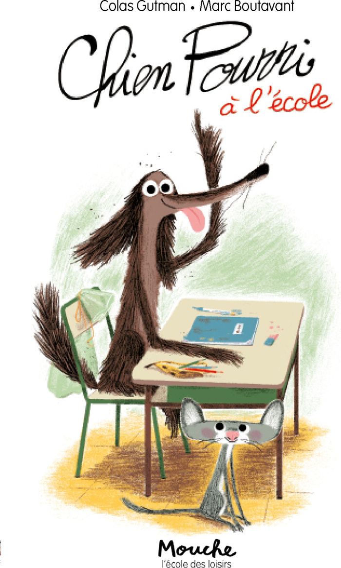 Couverture du livre « CHIEN POURRI - T04 - CHIEN POURRI A L'ECOLE », librairie Les Contes Infusés à Corte