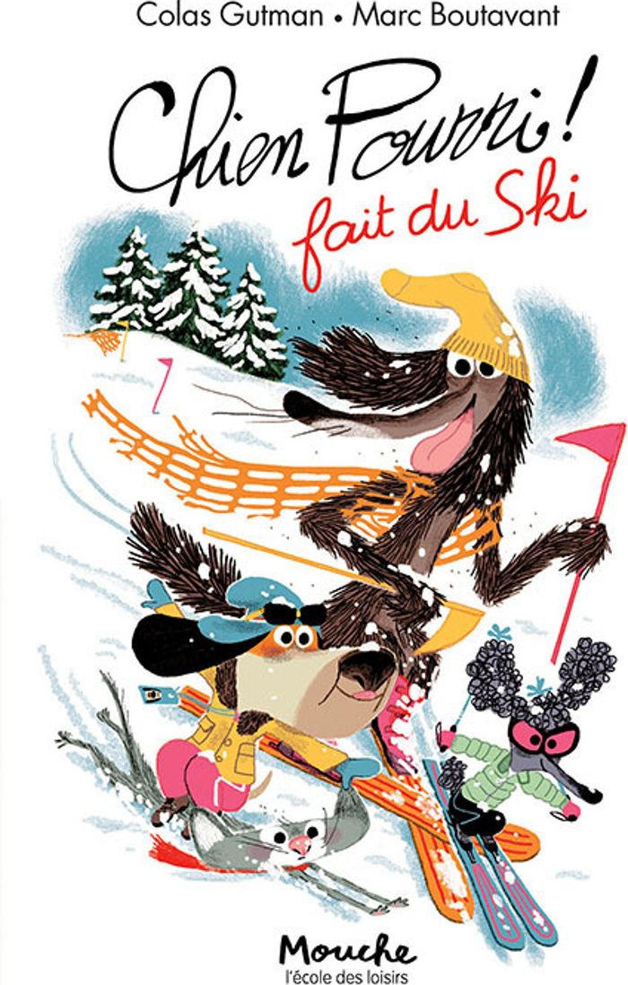 Couverture du livre « CHIEN POURRI - T09 - CHIEN POURRI FAIT DU SKI », librairie Les Contes Infusés à Corte