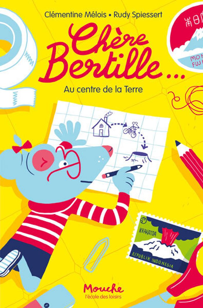 Couverture du livre « Chère Bertille au centre de la Terre » de Clémentine Mélois, librairie Les Contes Infusés à Corte