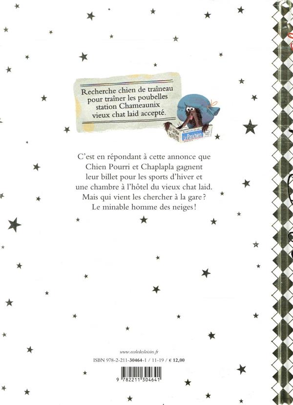 Quatrième de couverture de « CHIEN POURRI - T09 - CHIEN POURRI FAIT DU SKI »