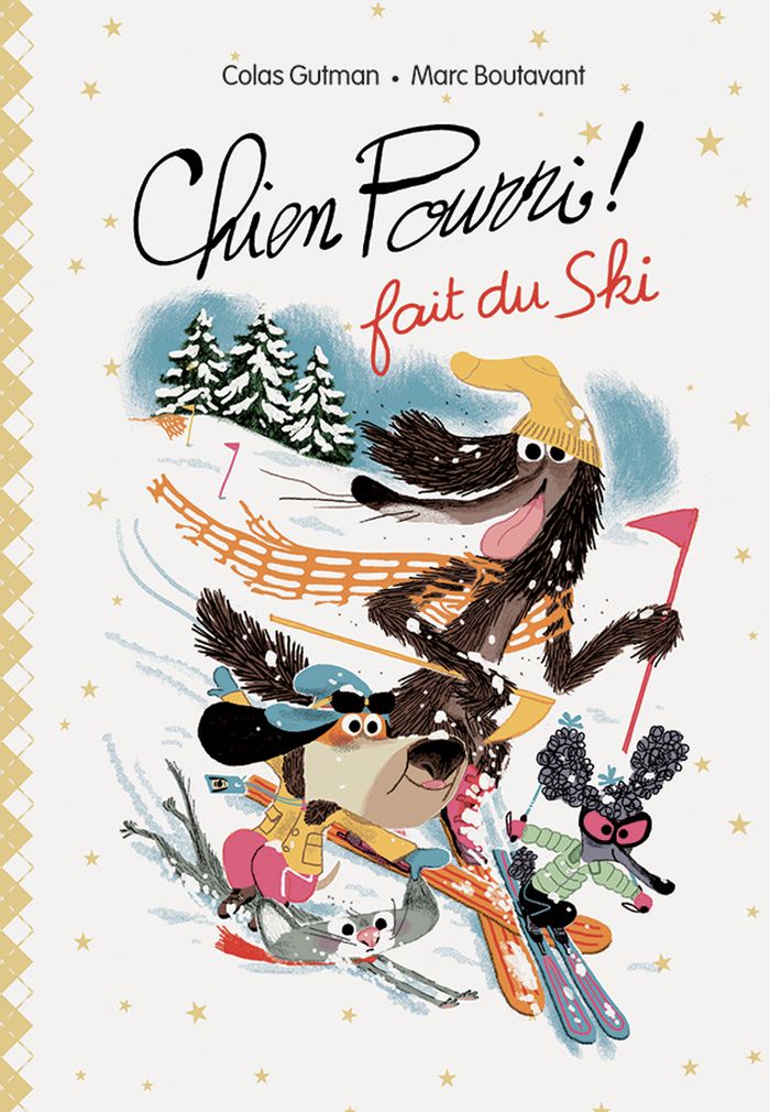 Couverture du livre « CHIEN POURRI - T09 - CHIEN POURRI FAIT DU SKI », librairie Les Contes Infusés à Corte