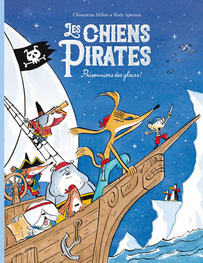 Couverture du livre « Prisonniers des glaces ! » de Clémentine Mélois, librairie Les Contes Infusés à Corte