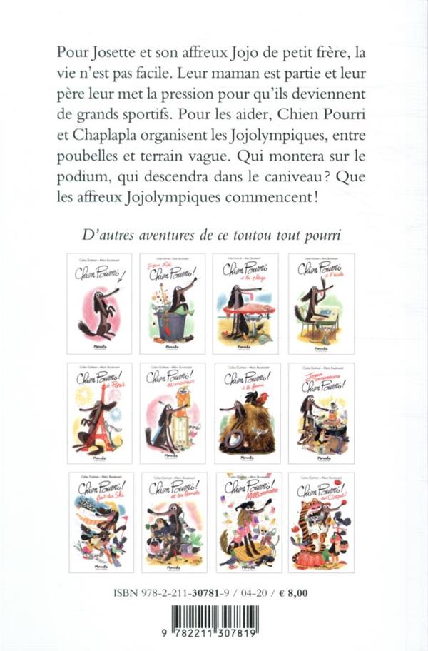 Quatrième de couverture de « CHIEN POURRI - T14 - CHIEN POURRI AUX JEUX OLYMPIQUES »