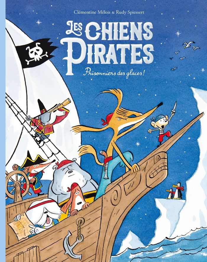 Couverture du livre « Prisonniers des glaces ! » de Clémentine Mélois, librairie Les Contes Infusés à Corte