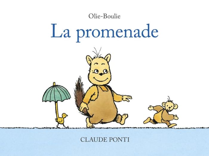 Couverture du livre « La promenade » de Claude Ponti, librairie Les Contes Infusés à Corte