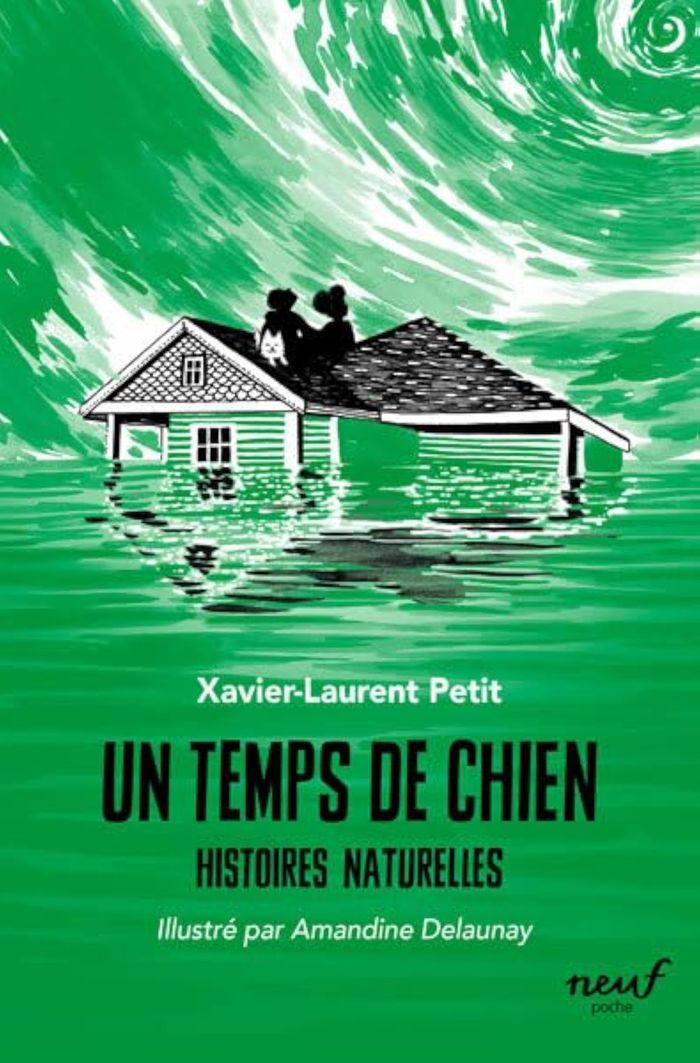 Couverture du livre « Un temps de chien : histoires naturelles » de Xavier-Laurent Petit, librairie Les Contes Infusés à Corte