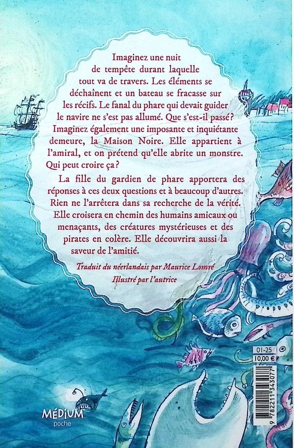 Quatrième de couverture de « La fille du phare »