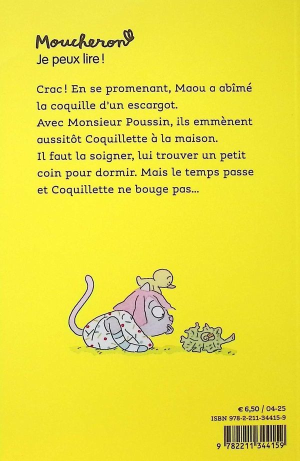 Quatrième de couverture de « Maou et Coquillette »