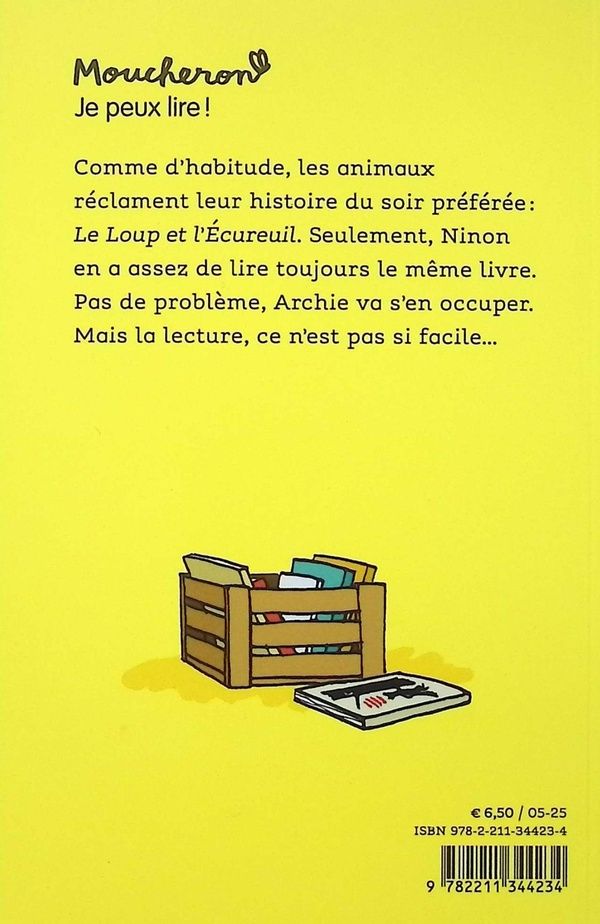 Quatrième de couverture de « Archie lit »