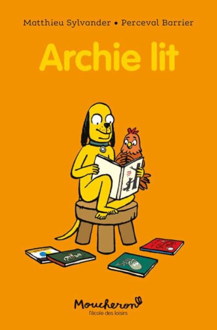 Couverture du livre « Archie lit » de Matthieu Sylvander, librairie Les Contes Infusés à Corte