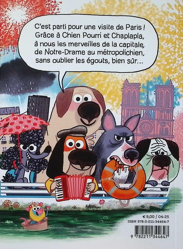 Quatrième de couverture de « CHIEN POURRI - T05 - CHIEN POURRI A PARIS ! »