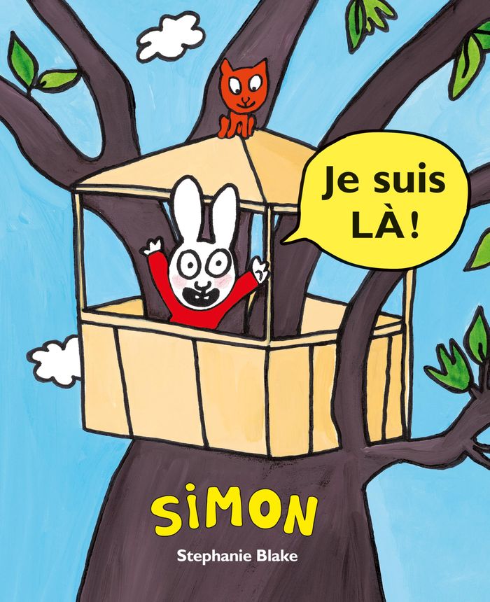 Couverture du livre « Je suis là ! » de Stephanie Blake, librairie Les Contes Infusés à Corte