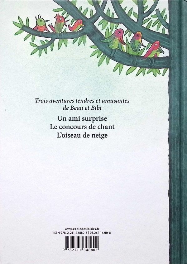 Quatrième de couverture de « Beau et son ami Bibi »