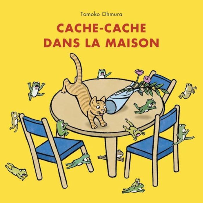 Couverture du livre « Cache-cache dans la maison » de Tomoko Ōmura, librairie Les Contes Infusés à Corte