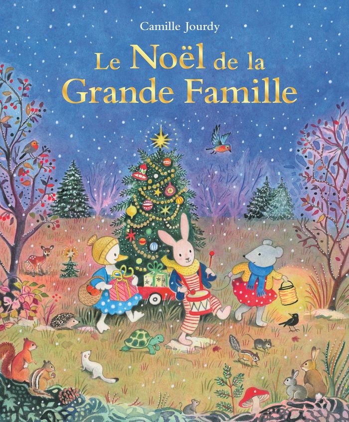 Couverture du livre « Le Noël de la grande famille » de Camille Jourdy, librairie Les Contes Infusés à Corte