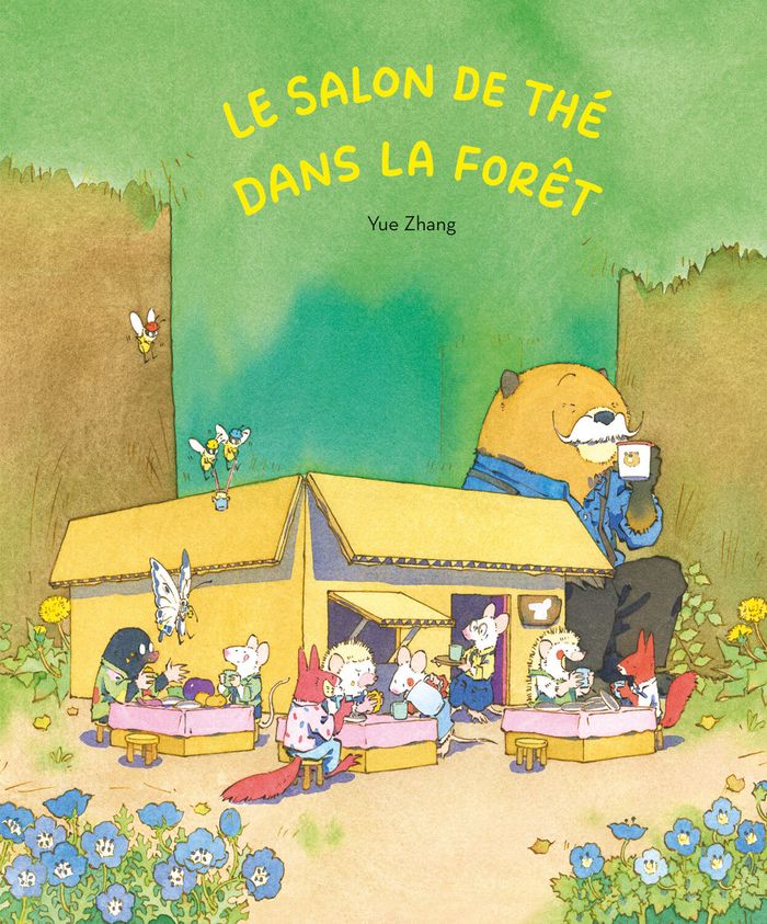Couverture du livre « LE SALON DE THE DANS LA FORET », librairie Les Contes Infusés à Corte