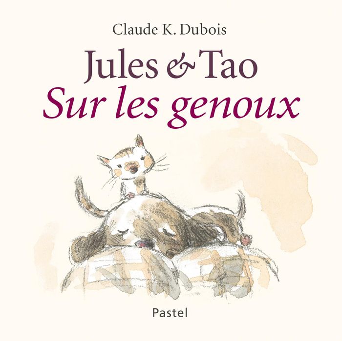 Couverture du livre « Sur les genoux », librairie Les Contes Infusés à Corte