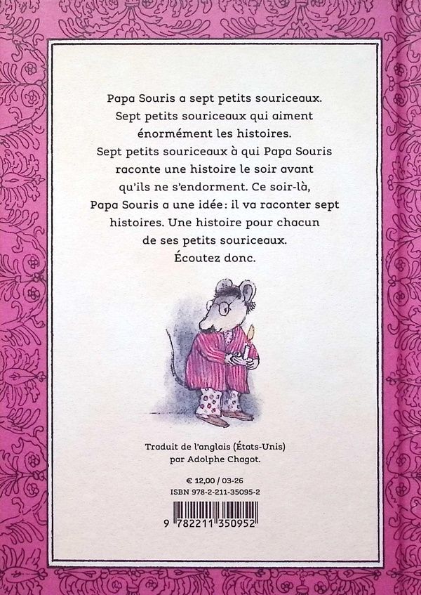 Quatrième de couverture de « Sept histoires de souris »