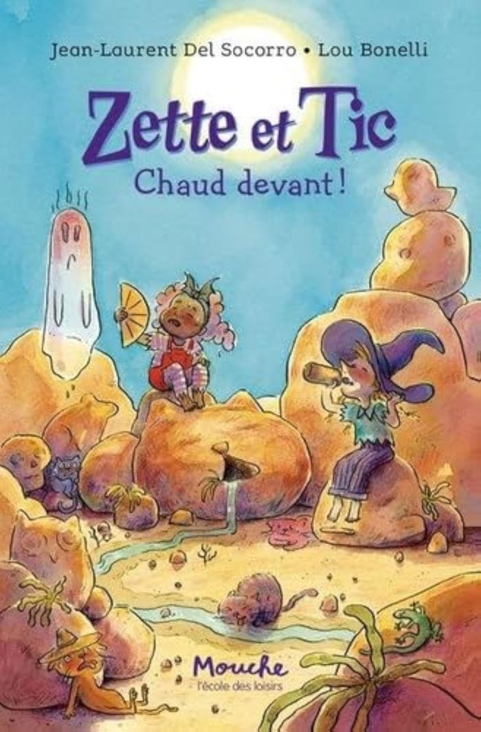 Couverture du livre « Zette et Tic : chaud devant ! », librairie Les Contes Infusés à Corte
