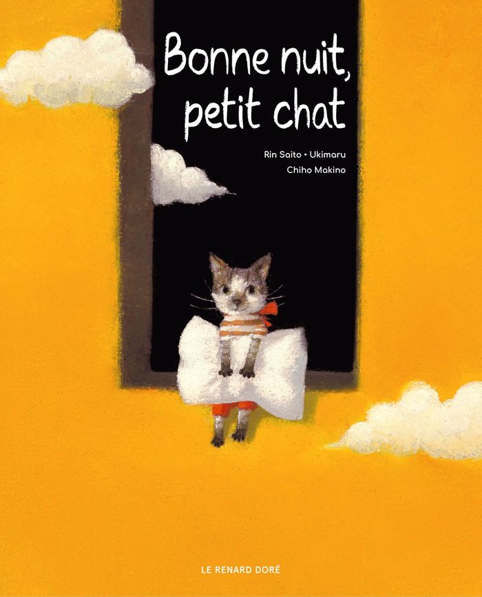 Couverture du livre « Bonne nuit, petit chat » de Rin Saitō, librairie Les Contes Infusés à Corte