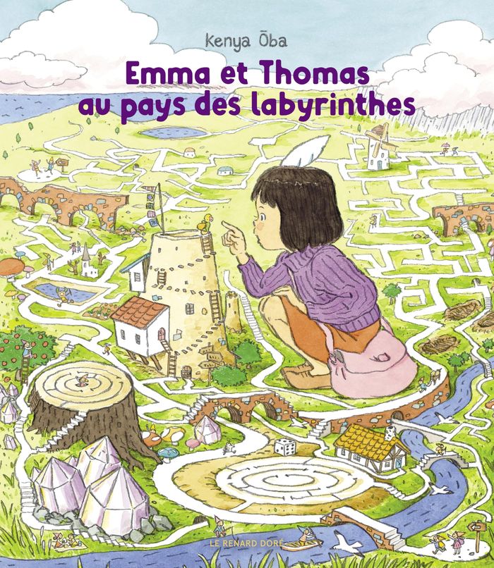Couverture du livre « Emma et Thomas au pays des labyrinthes » de Ken'ya Ōba, librairie Les Contes Infusés à Corte