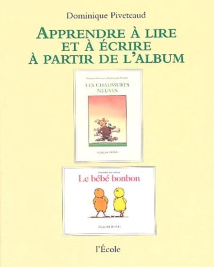 Couverture du livre « APPRENTISSAGE CHAUSSURES NEUVES BEBE - LE BEBE BONBON », librairie Les Contes Infusés à Corte