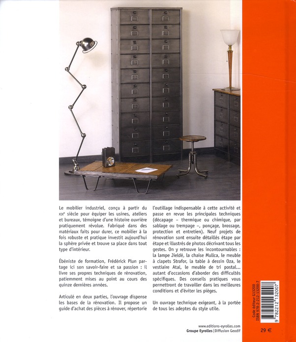 Quatrième de couverture de « RENOVER LE MOBILIER INDUSTRIEL »