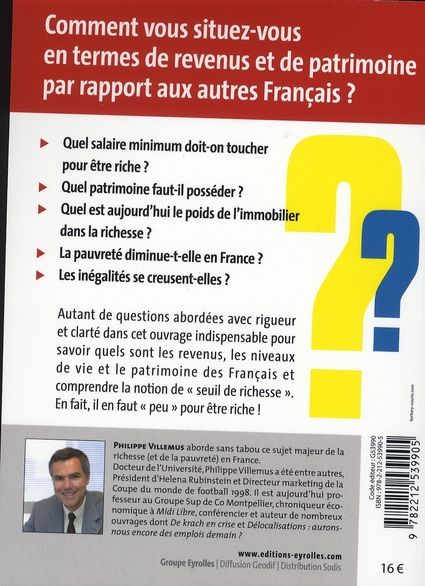 Quatrième de couverture de « QUI EST RICHE ? - LA VERITE SUR LES RICHES, LES PAUVRES ET LES AUTRES »