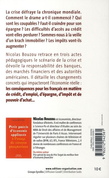 Quatrième de couverture de « KRACH FINANCIER - EMPLOI, CREDITS , IMPOTS : CE QUI VA CHANGER POUR VOUS »