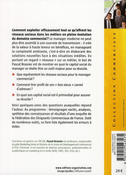 Quatrième de couverture de « BOOSTEZ VOS VENTES GRACE AUX RESEAUX SOCIAUX - ACTIVER VOS RESEAUX DE RELATIONS PERSONNELLES ET PROF »
