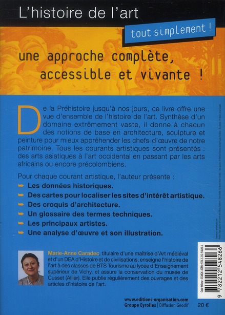 Quatrième de couverture de « L'HISTOIRE DE L'ART TOUT SIMPLEMENT »