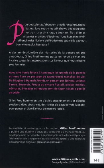 Quatrième de couverture de « DANS LE LIT DES PHILOSOPHES »