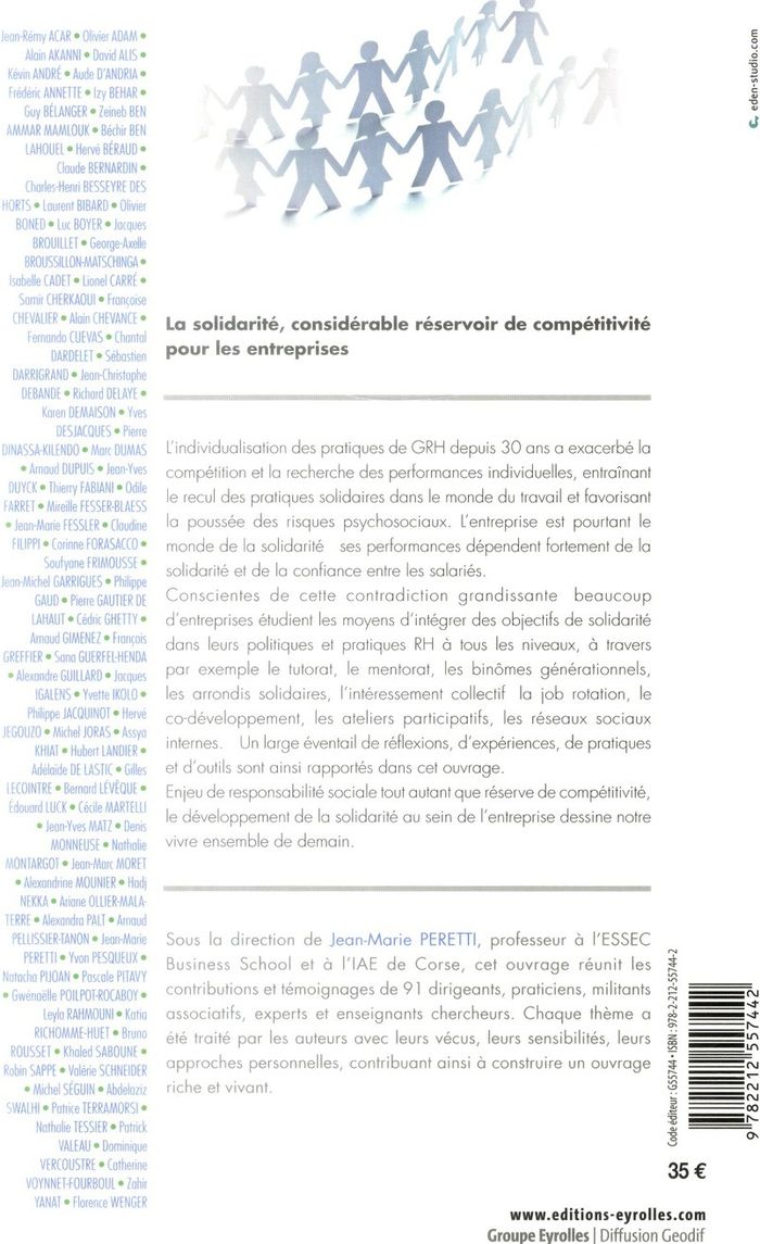 Quatrième de couverture de « TOUS SOLIDAIRES - LES MEILLEURES PRATIQUES PAR 91 PROFESSIONNELS. »