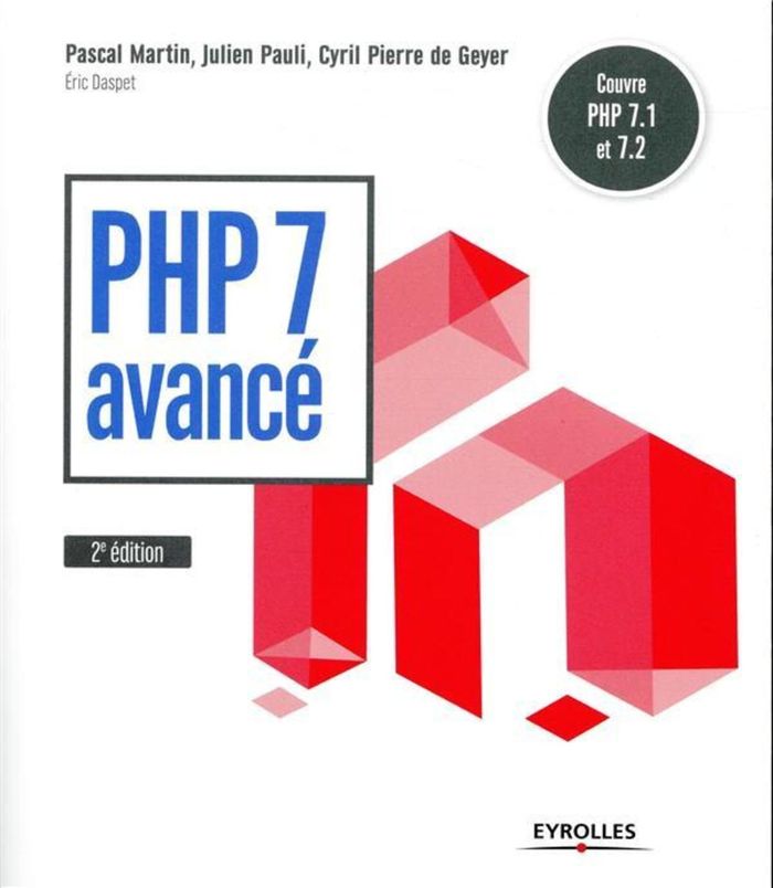 Couverture du livre « PHP 7 AVANCE - COUVRE PHP 7.1 ET 7.2 », librairie Les Contes Infusés à Corte