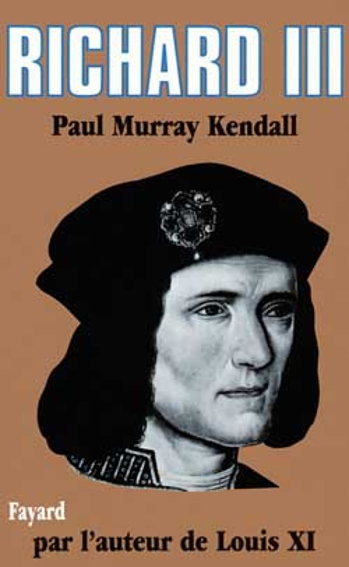 Couverture du livre « RICHARD III » de Kendall Paul Murray, librairie Les Contes Infusés à Corte