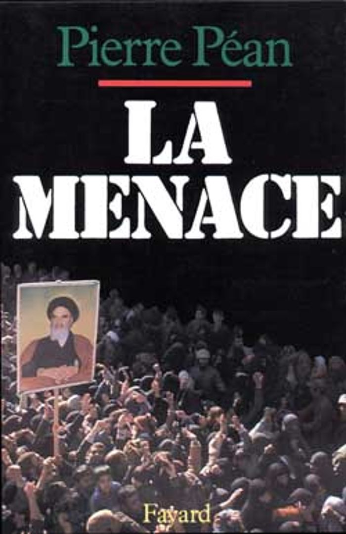 Couverture du livre « LA MENACE » de Pierre Pean, librairie Les Contes Infusés à Corte