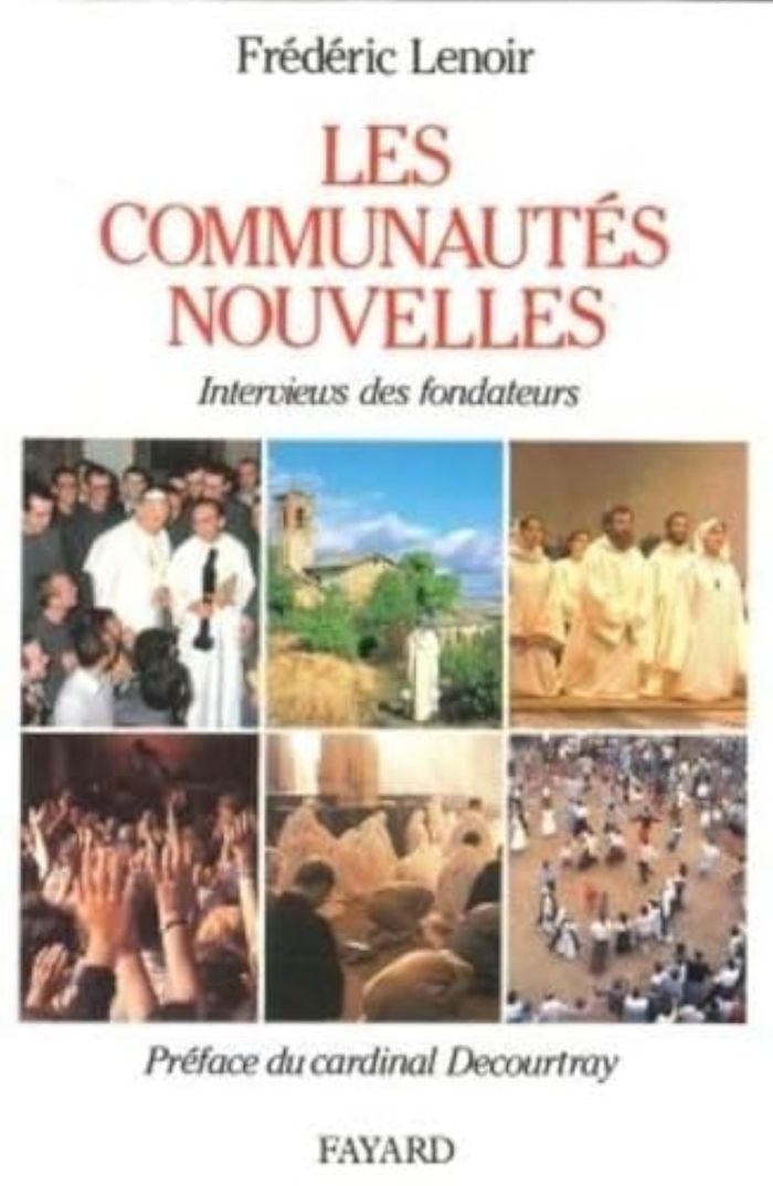 Couverture du livre « LES COMMUNAUTES NOUVELLES - INTERVIEWS DES FONDATEURS » de Frederic Lenoir, librairie Les Contes Infusés à Corte