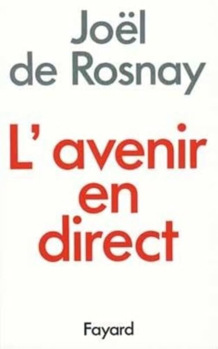 Couverture du livre « L'AVENIR EN DIRECT » de Joel Rosnay, librairie Les Contes Infusés à Corte