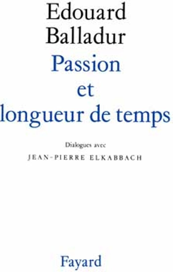 Couverture du livre « PASSION ET LONGUEUR DE TEMPS - DIALOGUES AVEC JEAN-PIERRE ELKABBACH », librairie Les Contes Infusés à Corte