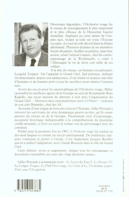 Quatrième de couverture de « L'ORCHESTRE ROUGE »